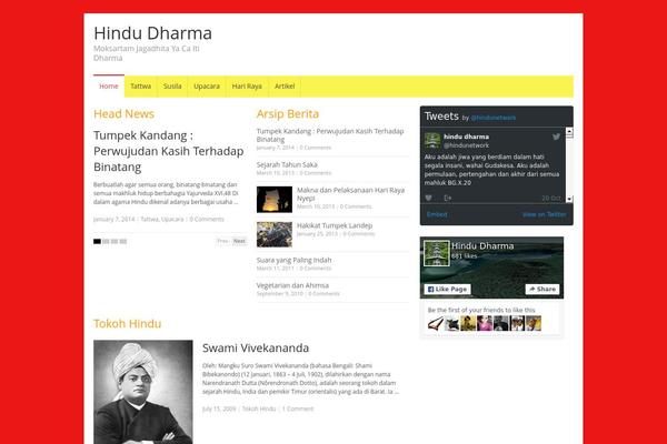 NewsPlus theme site design template sample