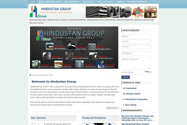 hindustangroupgoa.com site used Snips
