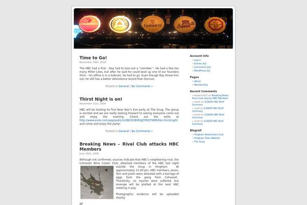 hinghambeerclub.com site used Custom-default