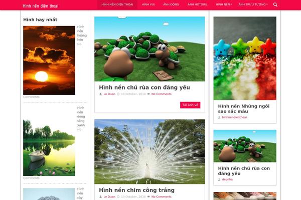 Pinstagram theme site design template sample