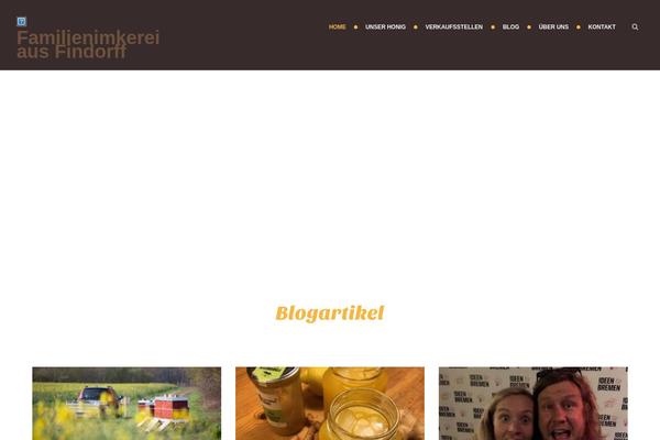 Beelove theme site design template sample