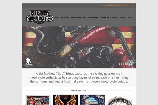 Gather theme site design template sample