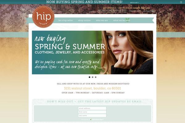 Boulder theme site design template sample