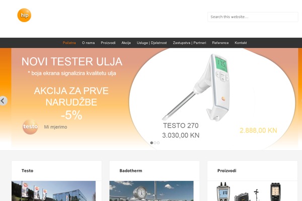 Enterprise Pro theme site design template sample
