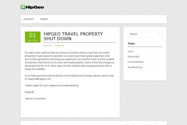 Contango theme site design template sample
