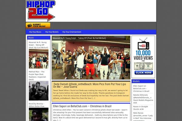 Frontier theme site design template sample