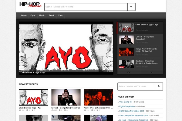 deTube theme site design template sample