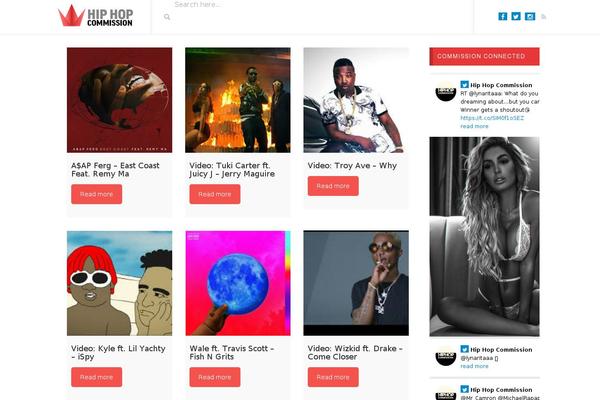 VideoTube theme site design template sample