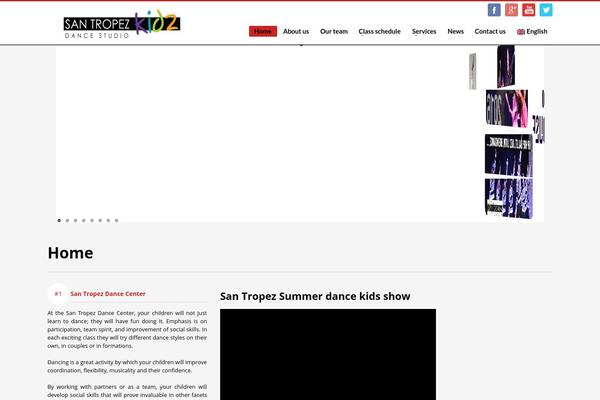 Site using Advanced-social-widget plugin