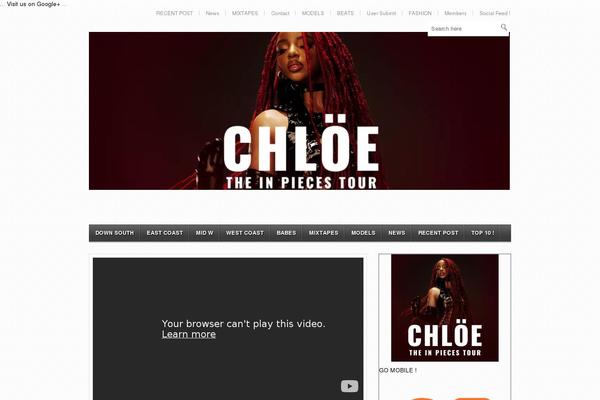 Site using Post Tiles plugin