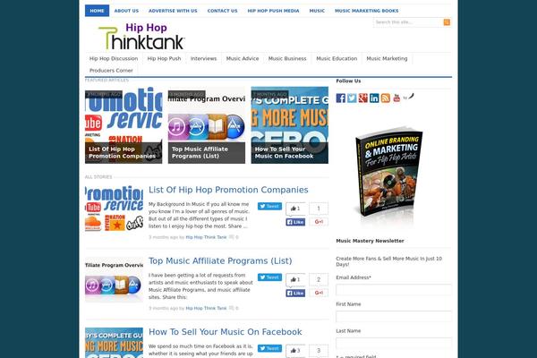 Freshlife theme site design template sample