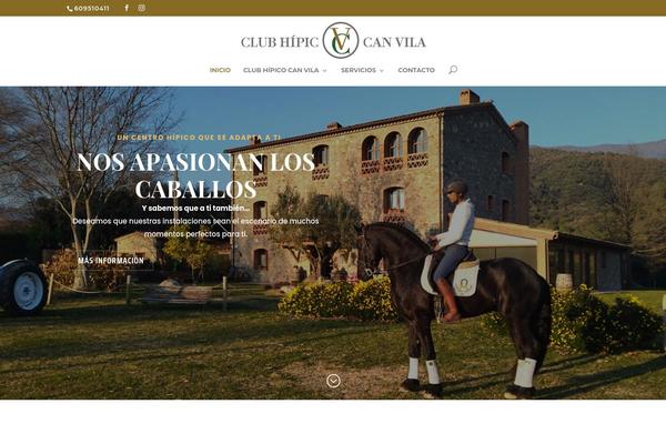 Divi theme site design template sample