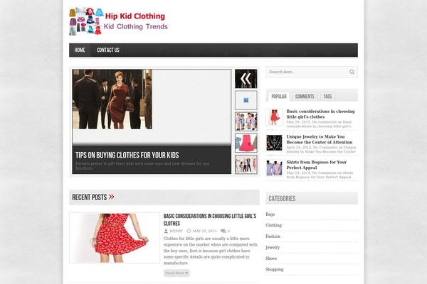 avenue theme site design template sample