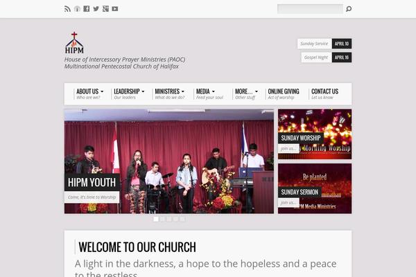 Resurrect theme site design template sample