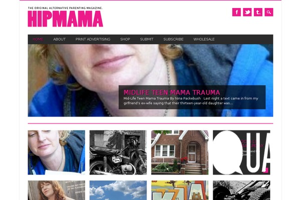 Magazino theme site design template sample