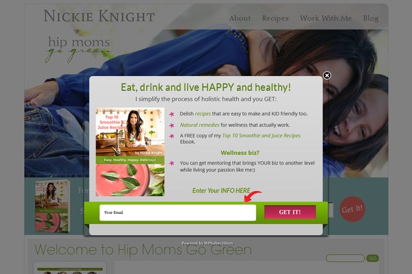hipmomsgogreen.com site used Simply-pro