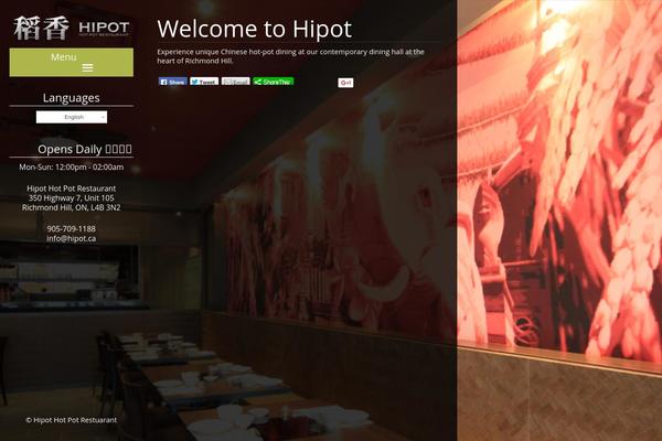 Umami theme site design template sample