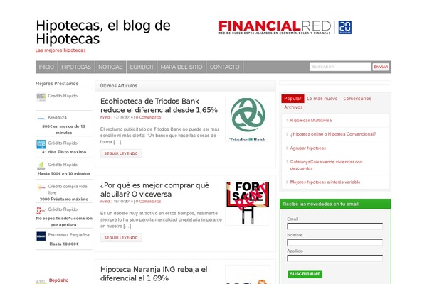 Financialred theme site design template sample