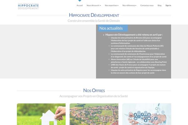 hippocrate-developpement.fr site used Hotshot