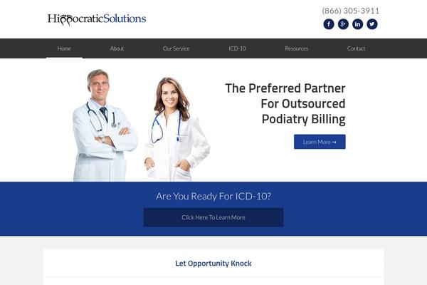 Enterprise Pro theme site design template sample