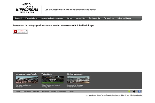hippodrome-cotedazur.com site used Hippotheme2013