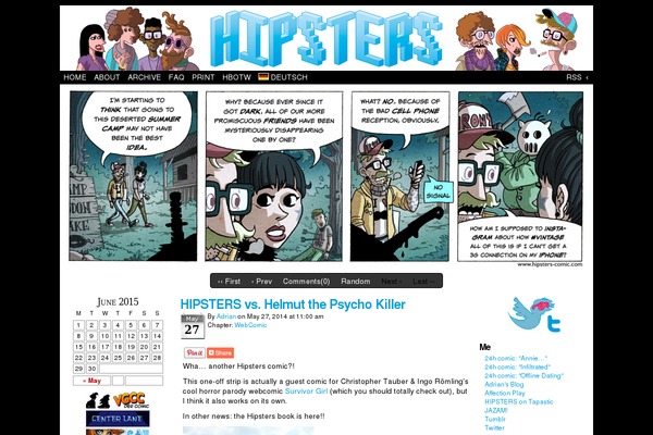ComicPress theme site design template sample