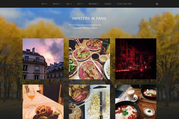 Hitchcock theme site design template sample
