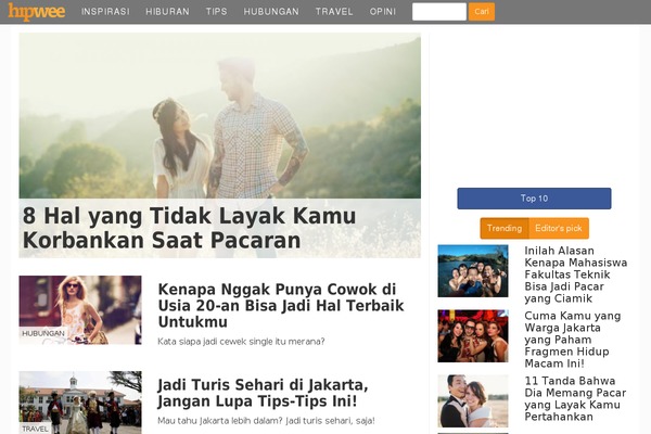 Site using Gutentor plugin