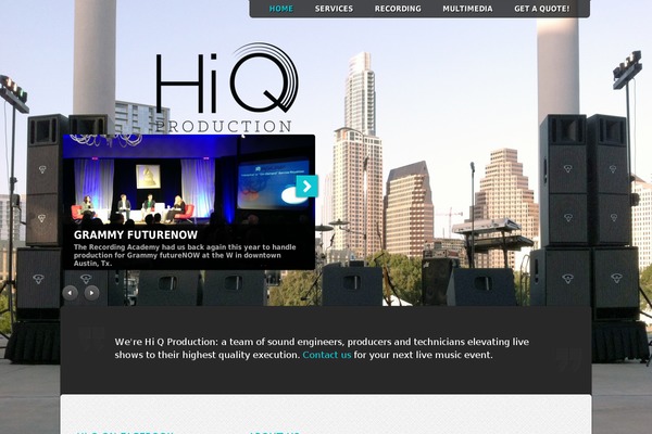 Music theme site design template sample