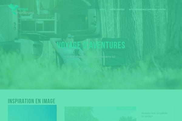 Mint theme site design template sample