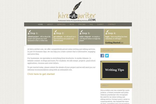Fabric theme site design template sample
