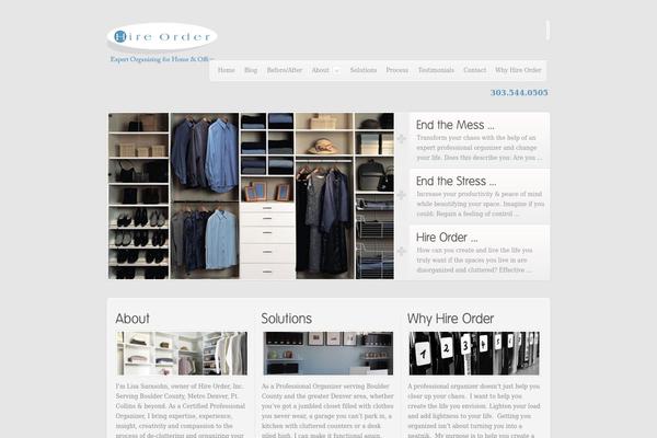 Concise theme site design template sample
