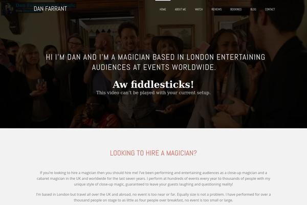 Jupiter theme site design template sample