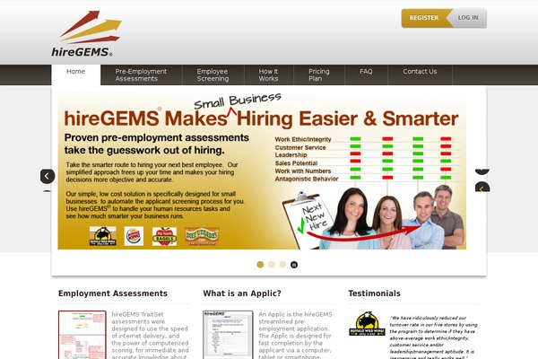 hiregems.com site used Hiregems
