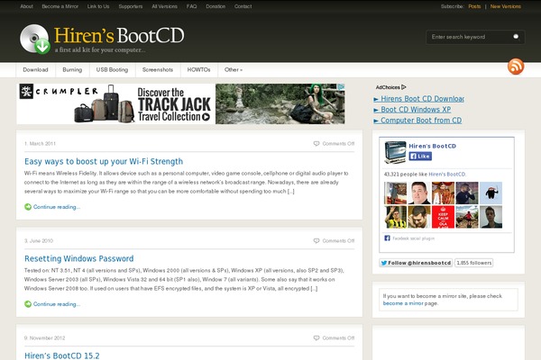 Site using Ajax Dropdowns plugin