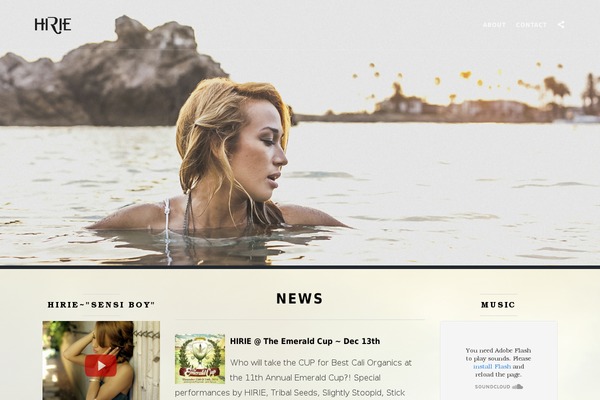 Ibuki theme site design template sample
