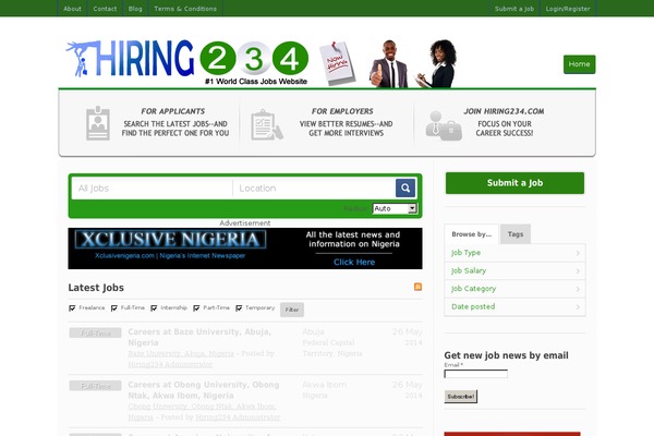 hiring234.com site used Jobroller