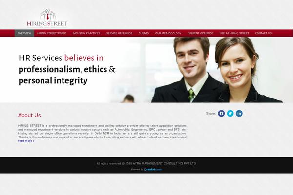 T1 theme site design template sample