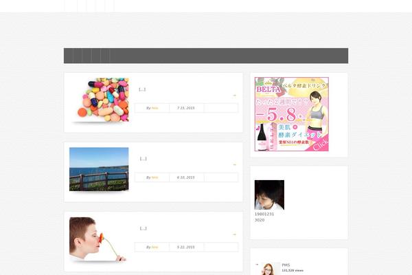 Bloggie theme site design template sample