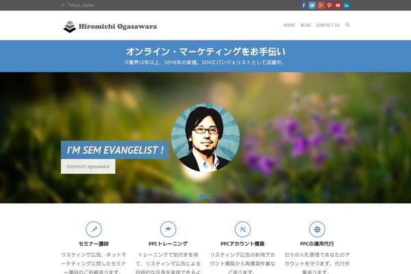 Interface Pro theme site design template sample