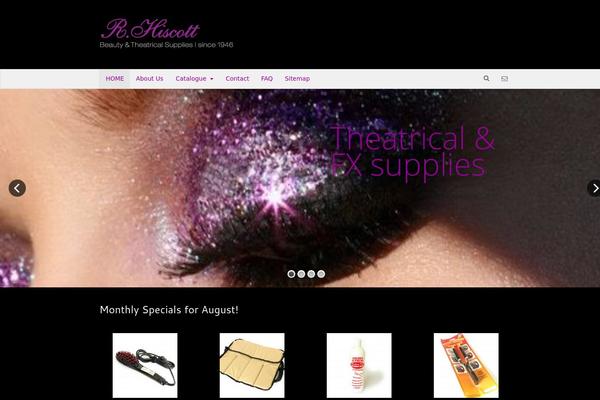 Canvas2 theme site design template sample