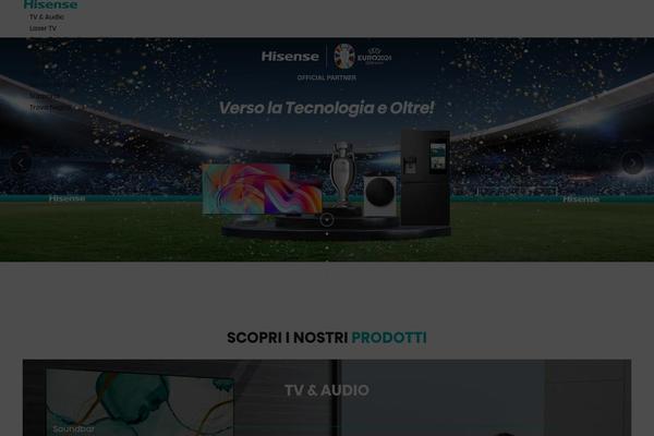 hisense.it site used Hisense