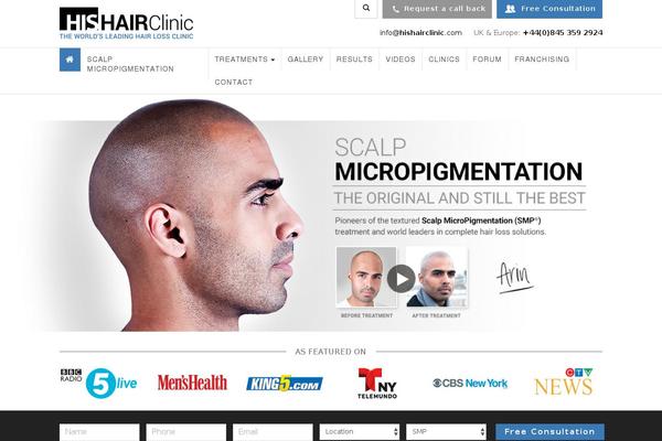 HIS theme websites examples