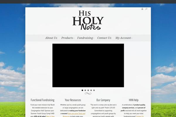 Enfinity theme site design template sample