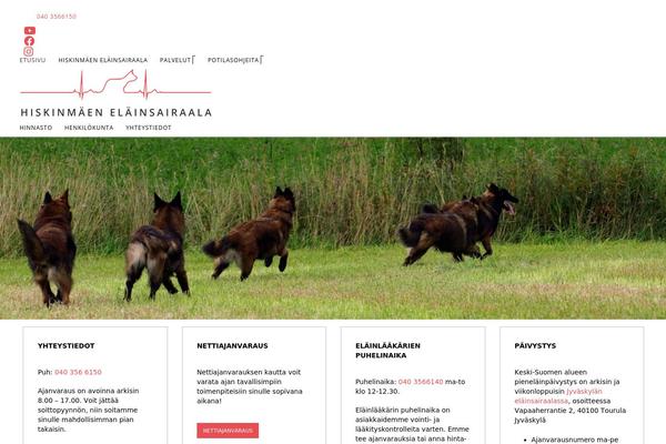 Customify theme site design template sample