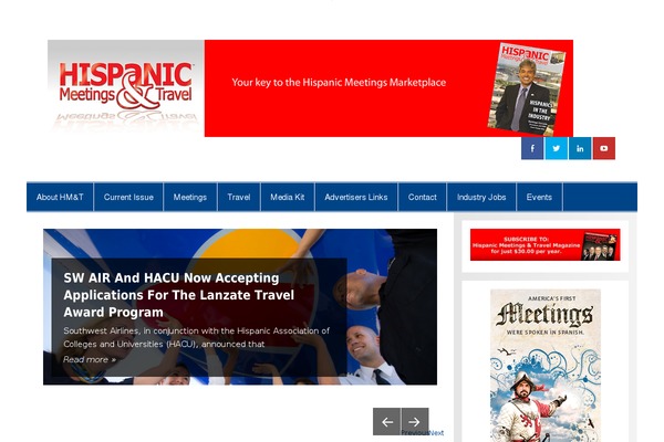 hispanicmeetingstravel.com site used Smartline
