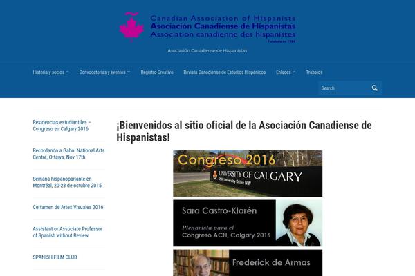 Academica theme site design template sample