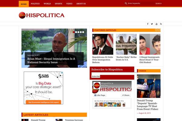 Fastnews theme site design template sample
