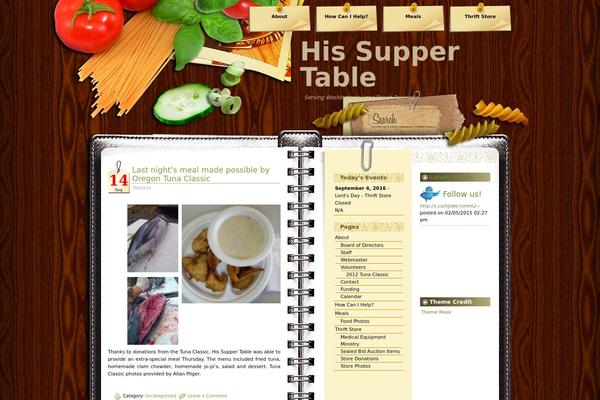 Coffee Desk theme site design template sample