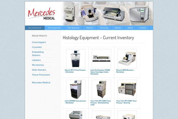 histologyequipment.com site used Derby Child Theme